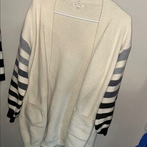 Women's Striped Cardigan Sweater